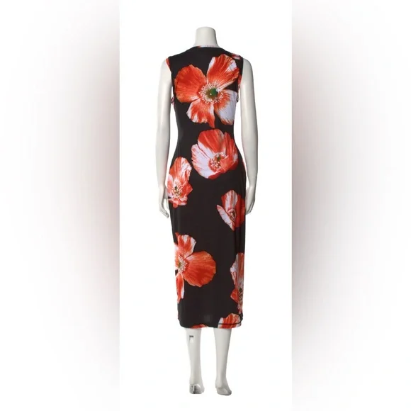 STINE GOYA Black Floral Sleeveless Dress - Picture 5 of 7
